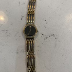 Ladies Movado Stainless Steel Watch 7 Inch Wrist