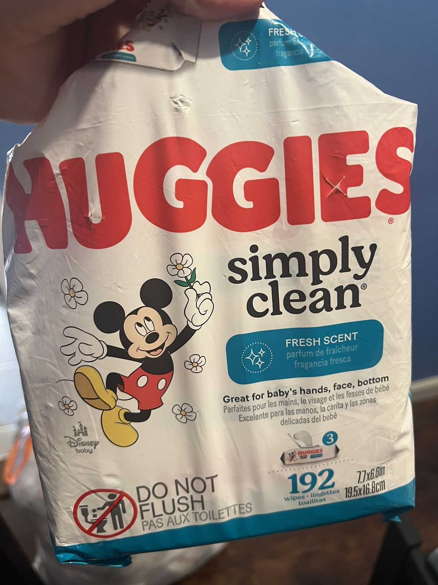 Huggies 192 Wipes