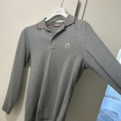 Grey Moncler Long Sleeve 