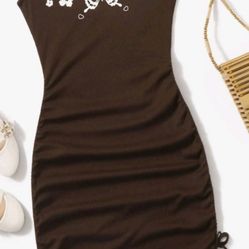 Girls Brown Dress 