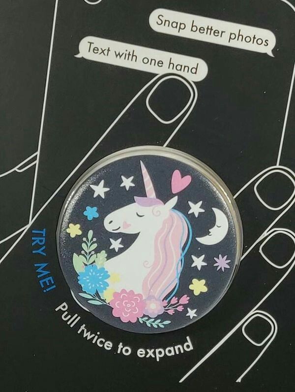 Unicorn Popsocket phone grip stand
