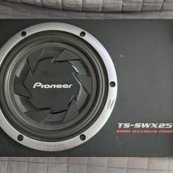 Pioneer TS-SWX251 - 10 Inch Subwoofer Sealed