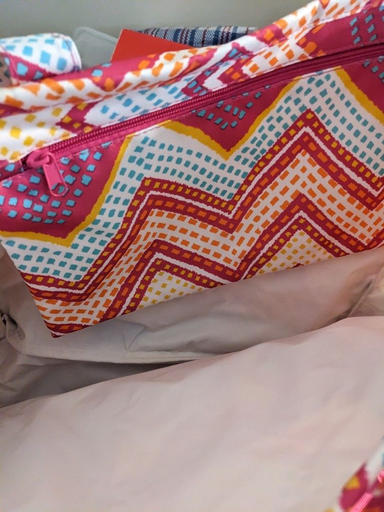 NEW LARGE LAURA ASHLEY BEACH BAG - SAND WATERPROOF BLANKET COMBO