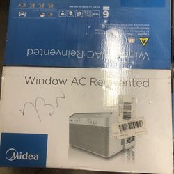 New In Box Midea U-Shaped 8000 BTU Window Air Conditioner 
