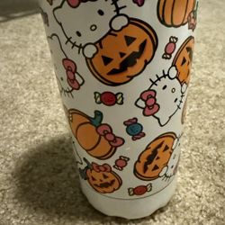 Hello Kitty Tumbler Pumpkin Candy Insulated 2023  NEW 🎃 🍬