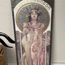 Moet & Chandon Champagne Sign