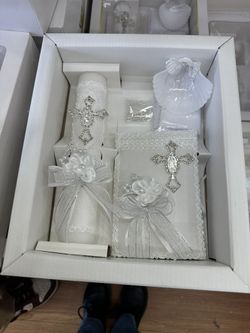 Bautizo Candles Set Vela De Bautizo 