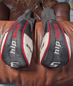 Orlimar Hip Steel Golf Clubs #5 & #3 with club covers