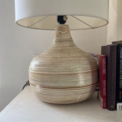 Wood Base Table Lamp 