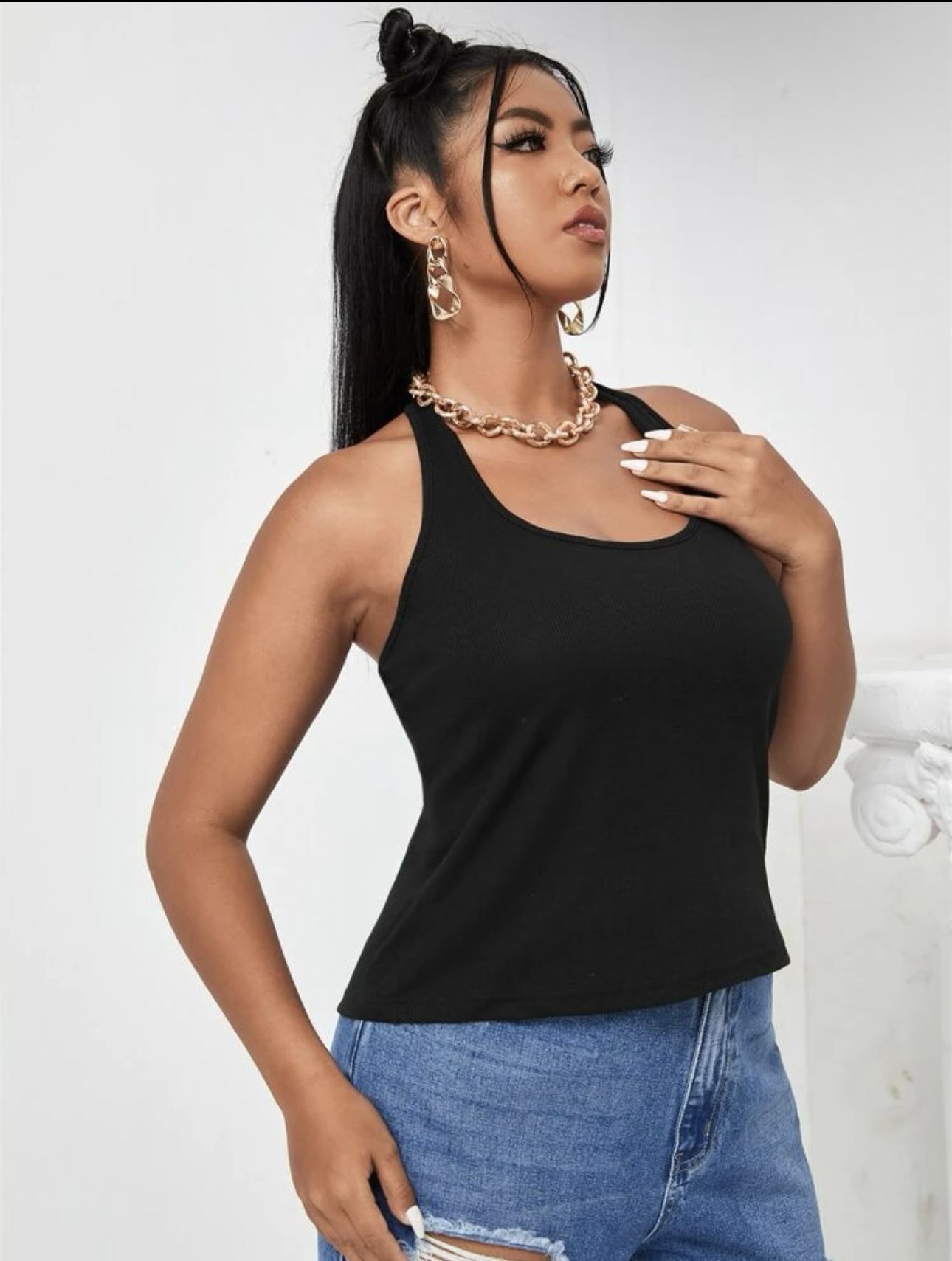 Plus Size Halter Top