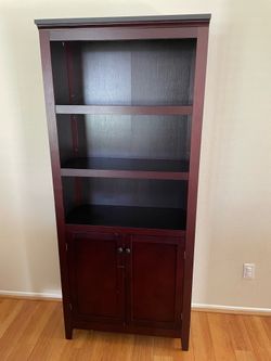 Bookshelf with doors