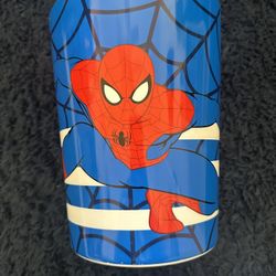Spider-Man Shower Curtain, Pictures And Trash Can