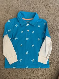 Turquoise skull polo 3T