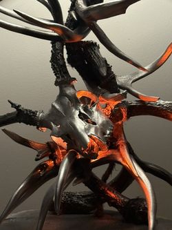 Hand Made Deer Antler Lamp