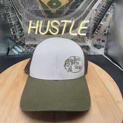 Bass Pro Shops Olive/Khaki Mesh Trucker Snapback Cap