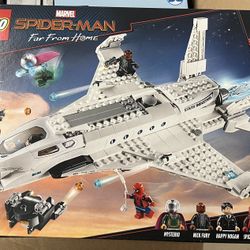 Lego Spider-man Far From Home : Stark Jet And The Drone Attack 