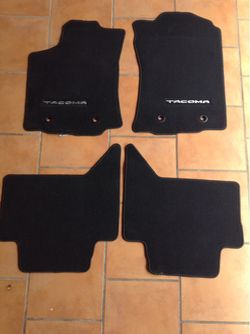 Tacoma floor mats  $100.00  CASH. TEXT FOR PRICES.