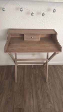 Adorable Small Desk / Vamity, Solid Wood