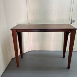 One Solid Wood Folding Dining Bar Table