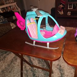Barbie Helicopter And Barbie Off-road Vehicle