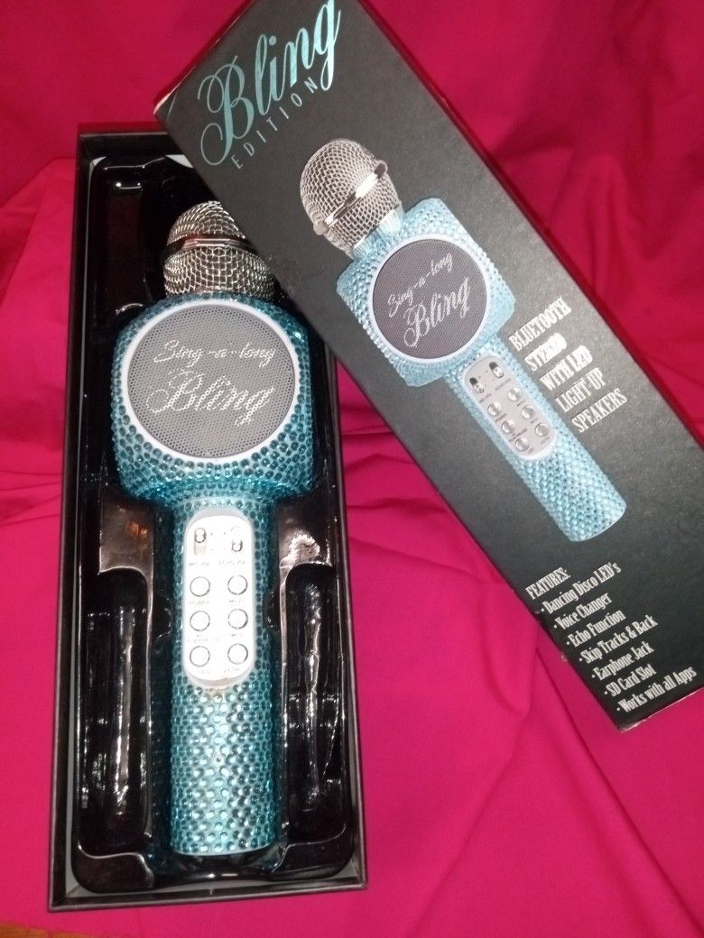 Sing-a-Bling Bluetooth Karaoke Microphone