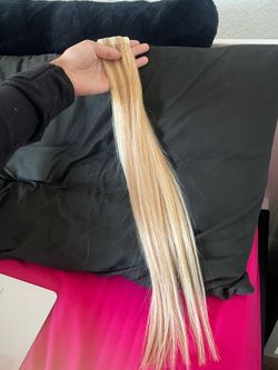 BLONDE REAL HAIR EXTENSIONS