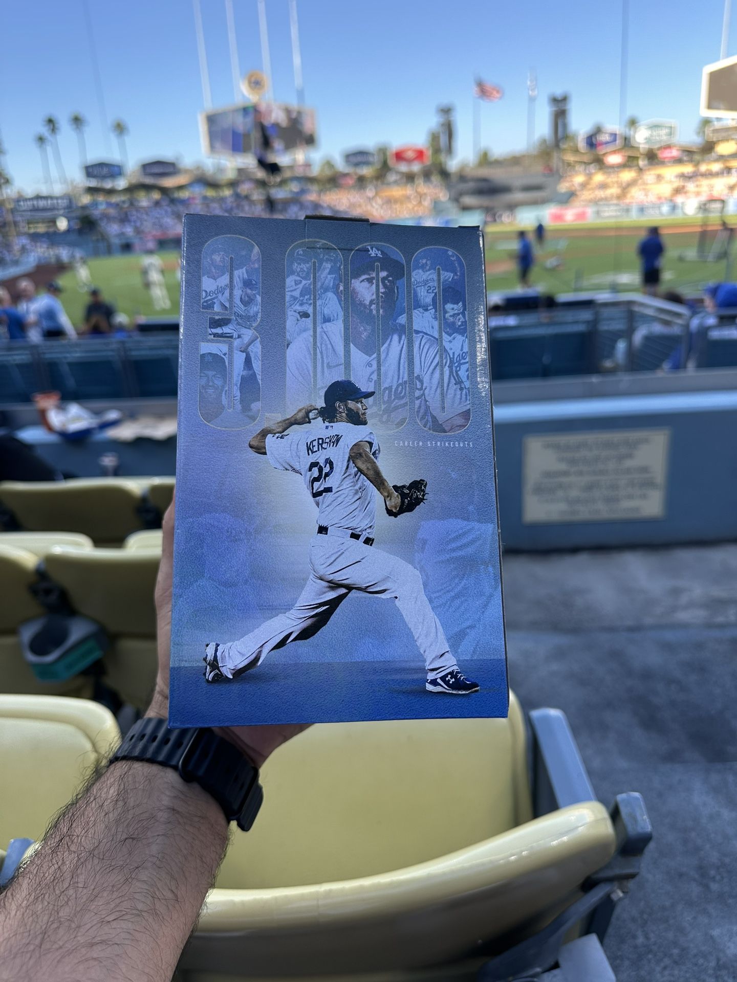 Clayton Kershaw 3000 Strikeout Bobblehead