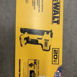 Brand New Unopened 20V MAX Lithium-Ion Cordless Cable Stapler with 2.0Ah Battery, Charger and Bag