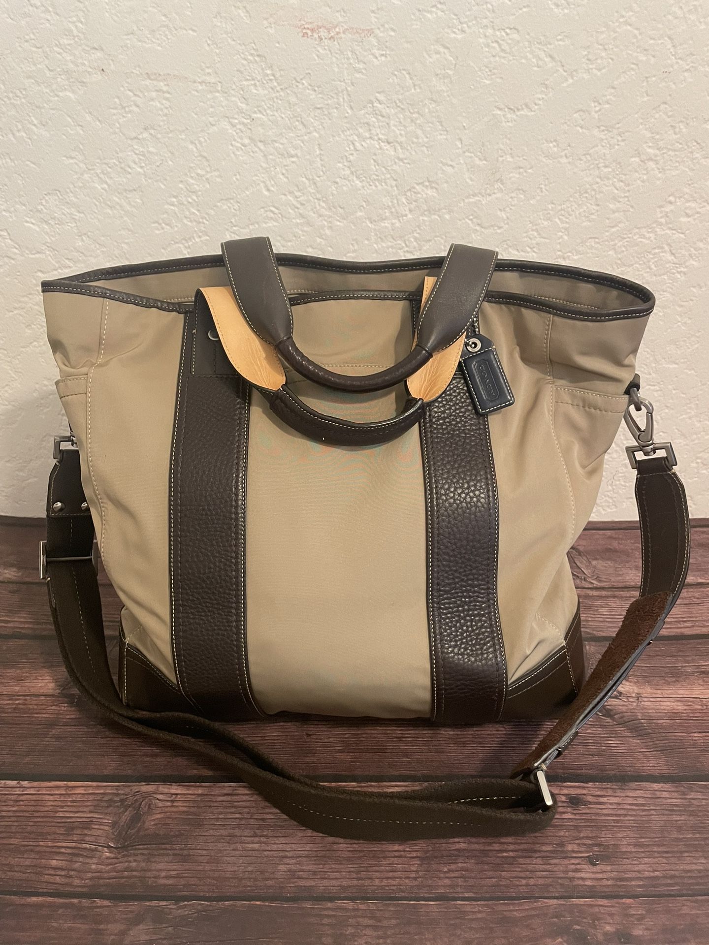 Coach Atlantic Nylon Drafting Tote Bag