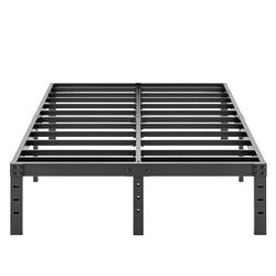 KING 16” Tall Heavy Duty Bedframe-No Boxspring Needed