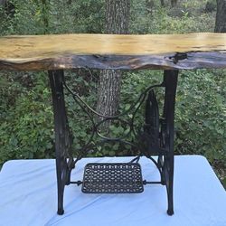 Live Edge Sycamore Table Desk