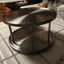 Lazy Susan Stainless Steel $6. 