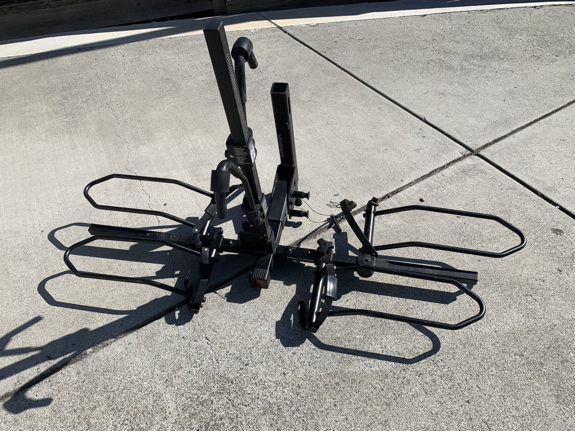 Electric Fat Tire 2-Bike Rack Hitch Mount  2” Hollywood E-Bike