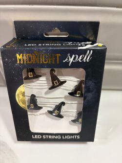 New Halloween mini LEF witch hat decorative lights