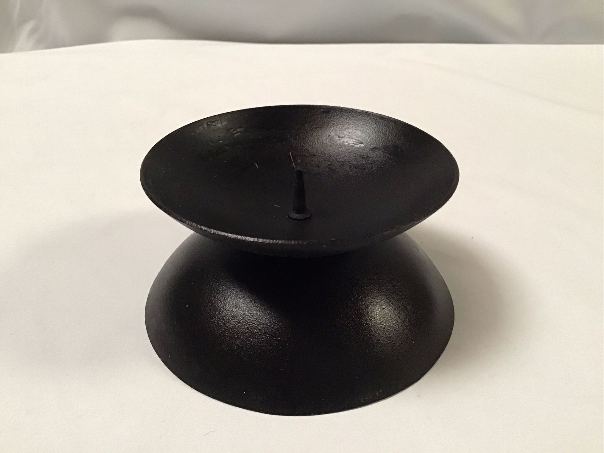Black  Metal Pillar Candle Holder