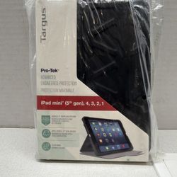 Pro-Tek™ Case for iPad mini® (5th gen.), iPad mini® 4, 3, 2 and iPad mini® (Black) Ultra slim form fit case with multi position 360° stand for tablet 