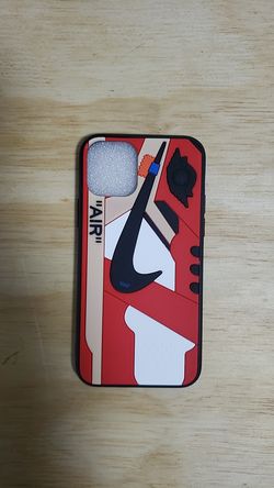 Air Jordan1 Shoe Case For iPhone 11 Pro. Black and Red