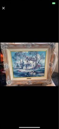 Marty Bell signed & no. 151/750 “Love Tide” lithograph Artist signed, COA