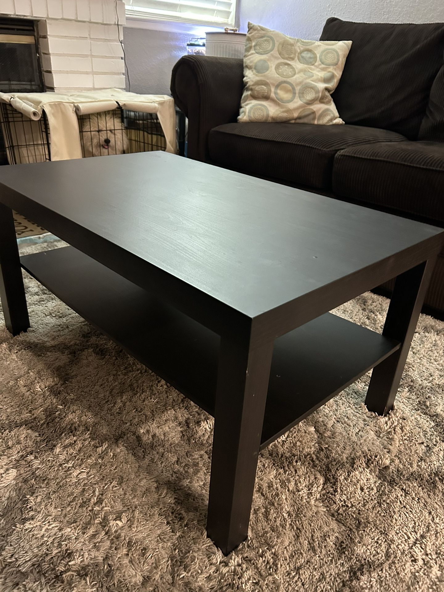 Dark Brown Coffee Table
