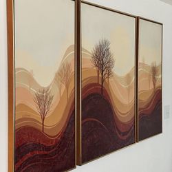 Original Mid Century LETTERMAN Painting