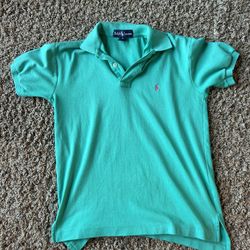 Polo Ralph Lauren Polo Shirt, Size Small, Teal, 100% Cotton