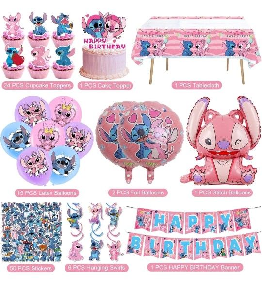 Girls Stitch Birthday Party Kit