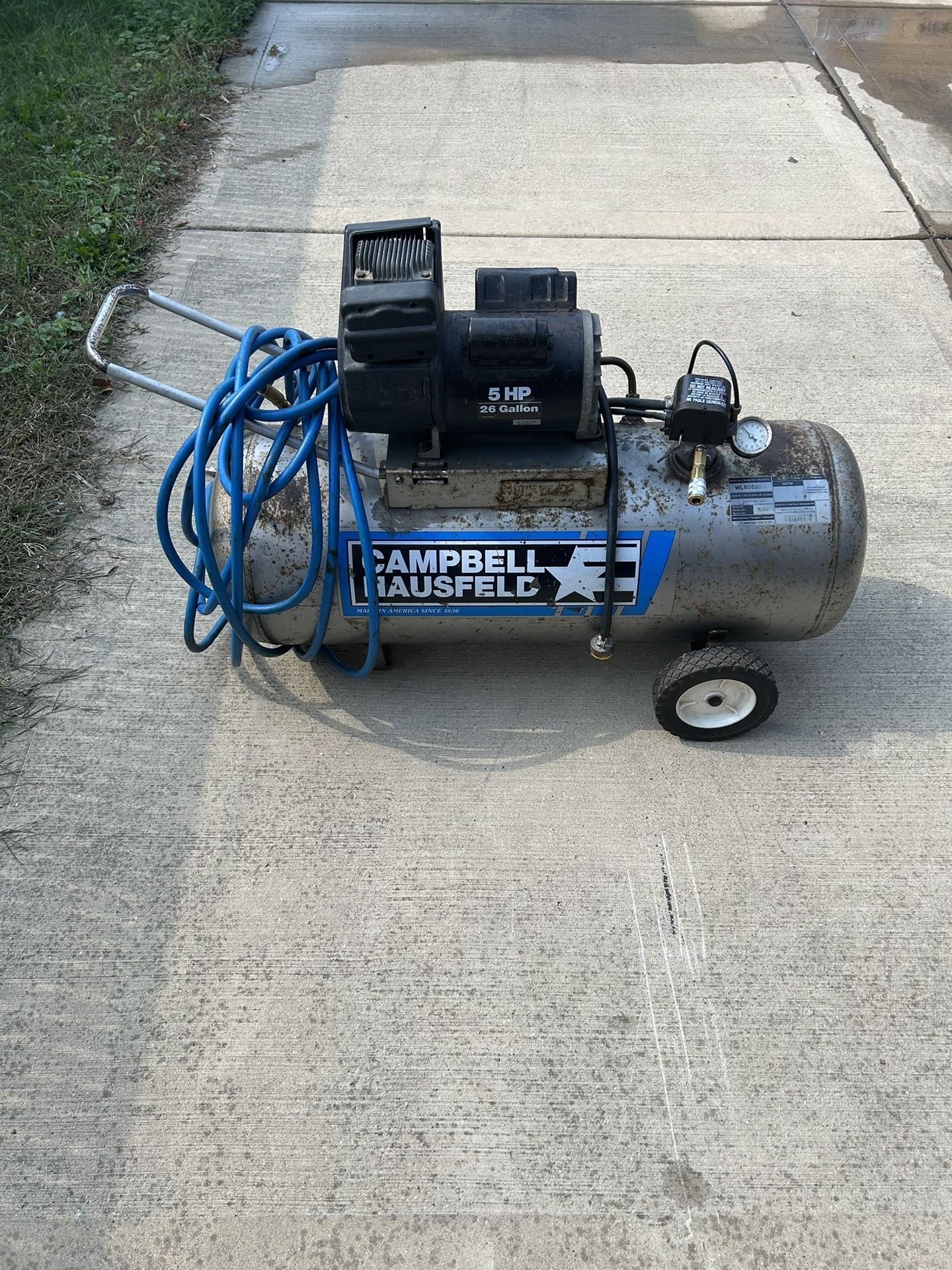 Campbell Hausfeld 5 HP 26-Gallon Air Compressor