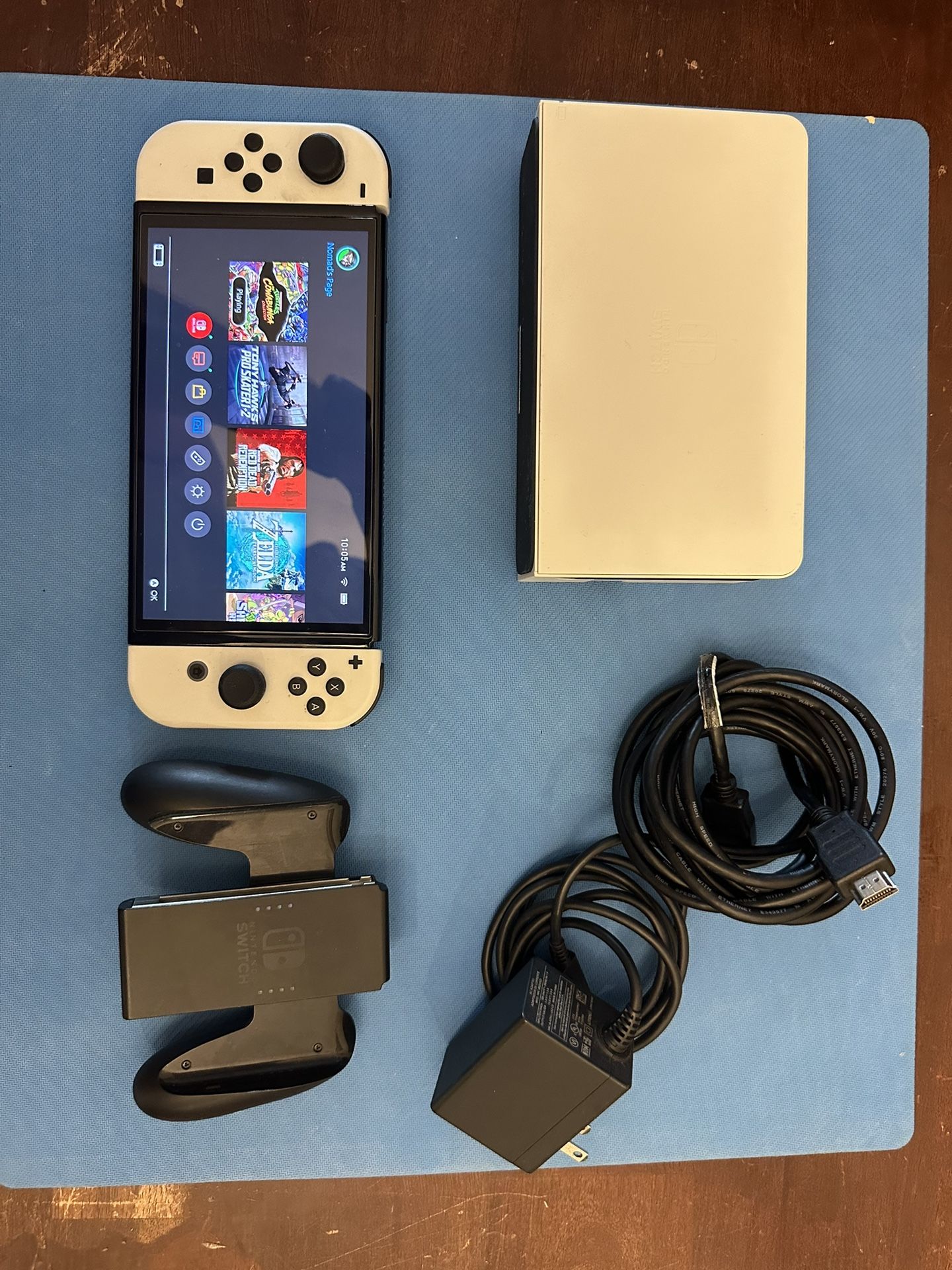 Oled Nintendo Switch With Accessories 