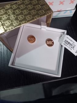 Michael Kors Rose gold-tone earrings
