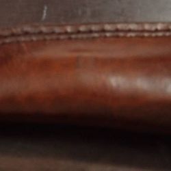 Handmade Damascus blade with leather sheath