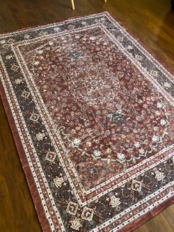 Area rug, washable 5x8 NEW