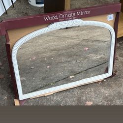 White Frame Mirror