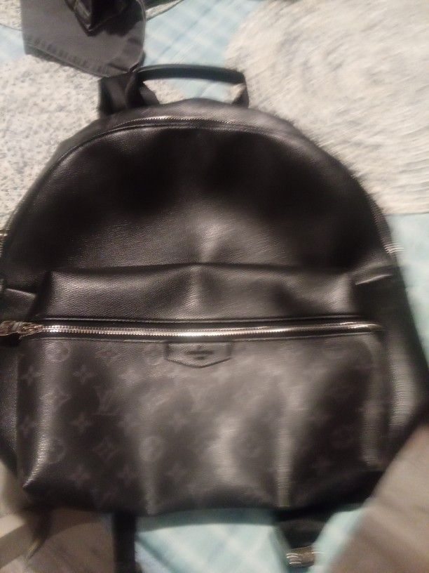 Gorgeous Black Louis Vitton Women's Backpack
