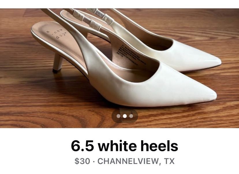 A New Day Pair Of Heels- White 6.5